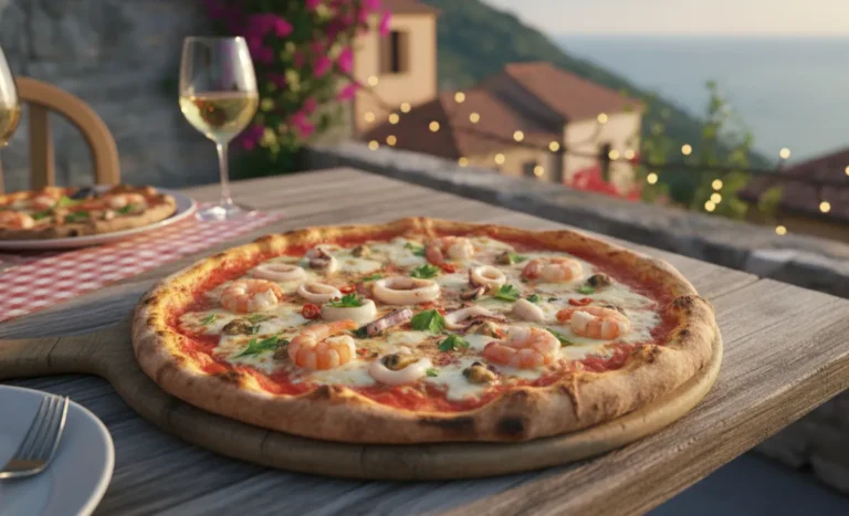 Seafood Pizza, Shrimp Pizza, Italian Pizza, Gourmet Pizza, Homemade Pizza