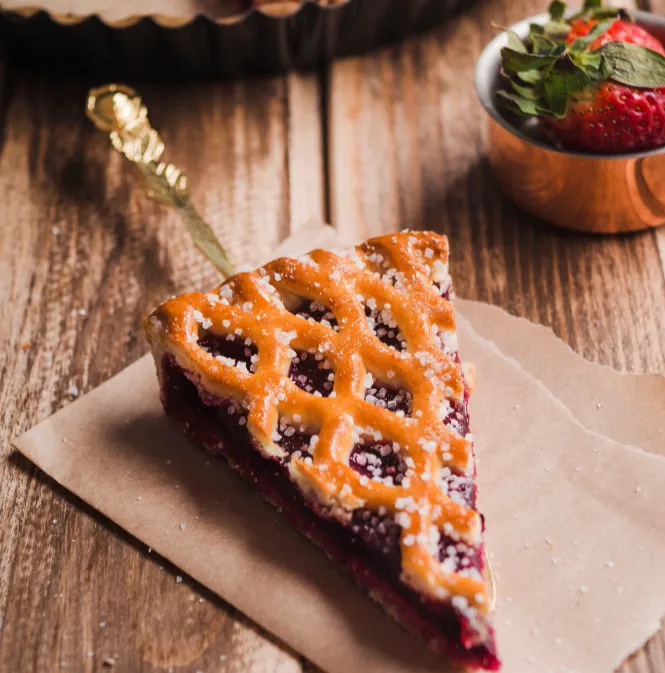 Saskatoon Berry Pie - Canadian Dessert - Prairie Pie - Wild Berry Pie - Homemade Pie