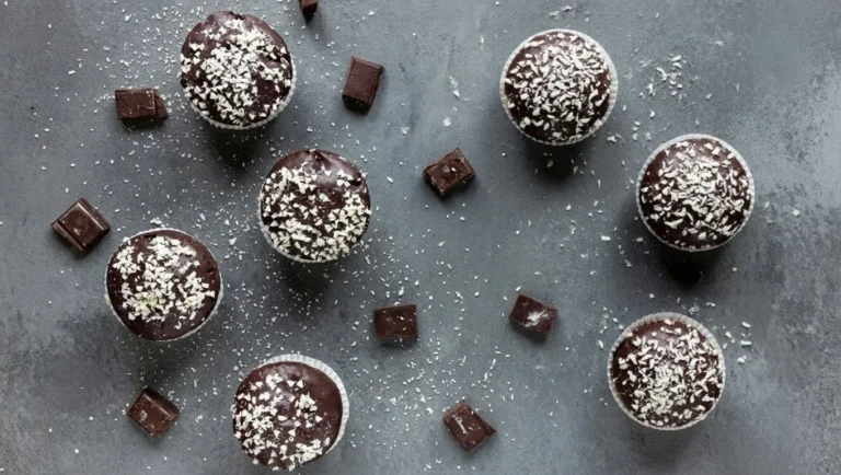 Chocolate Donut Holes – Baked with Toasted Coconut Coating Chocolate Donut Holes - Nextdelicious